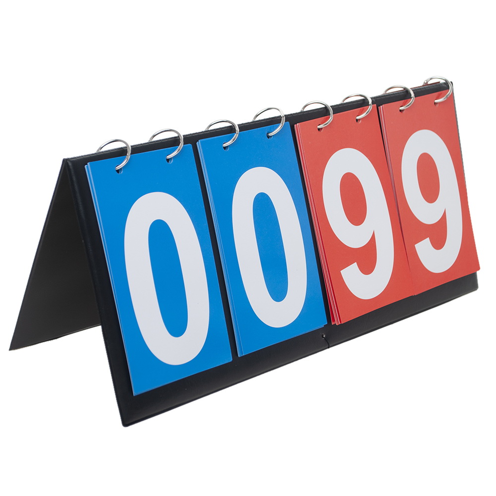 0-9 Double Sides Number Cards GOGO 2 1//2 x 5 Portable Tennis Score Keeper