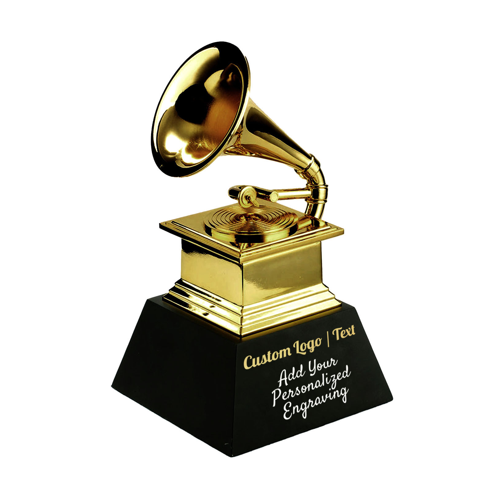 Muka Custom Metal Crystal Horn Trophy Music Trophy Gramophone