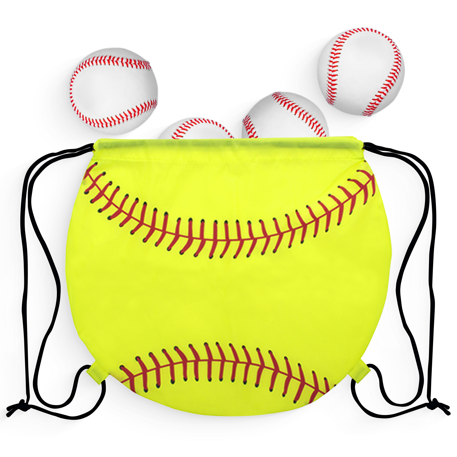 drawstring softball bag