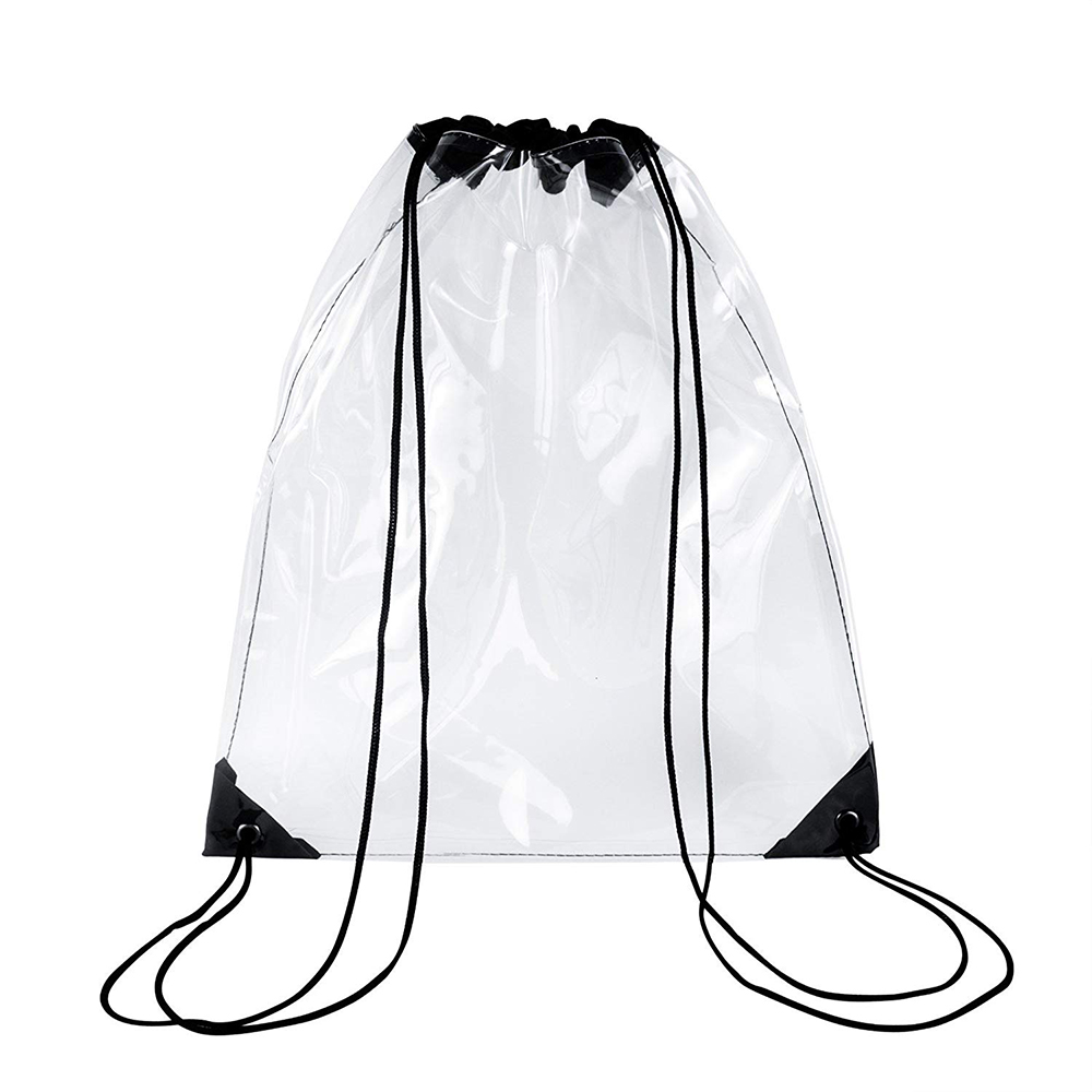 clear drawstring backpack