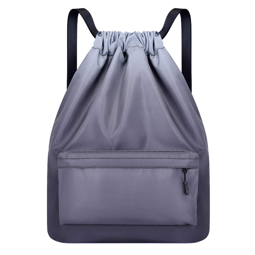 Drawstring Sports Bag for Women Custom Cinch Sack Basic Sackpack for Gym Yoga 