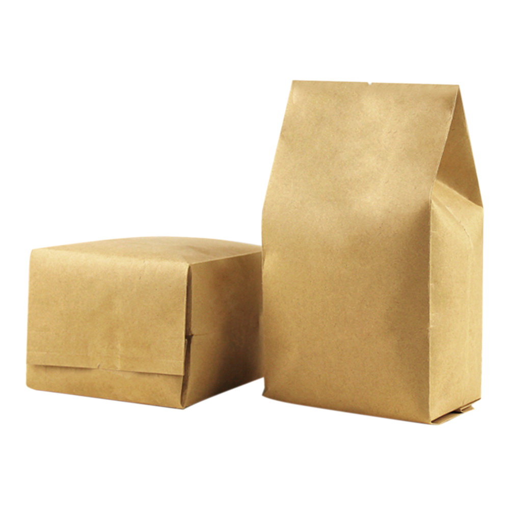 12 oz Biodegradable Kraft Side Gusset Bag