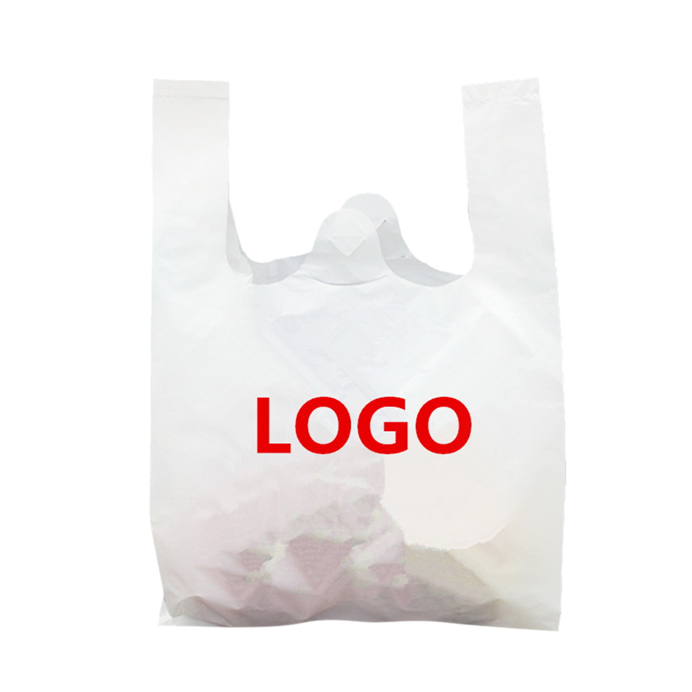 Shirt Plastic Bags White 18/" x 8/" x 30/" H Grocery Supermarket Shopping 1000 T