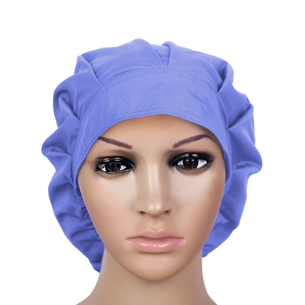 Opromo 4 Pack Scrub Cap Cotton Surgical Medical Doctor Bouffant Hat w/Sweatband