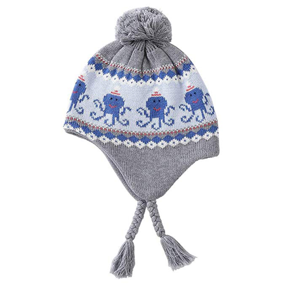 gray toddler winter hat