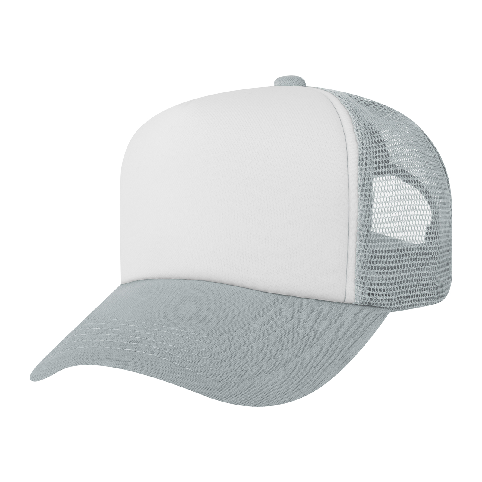 TOPTIE 5 Panel Trucker Hat Foam Front Mesh Back Snapback Hat 