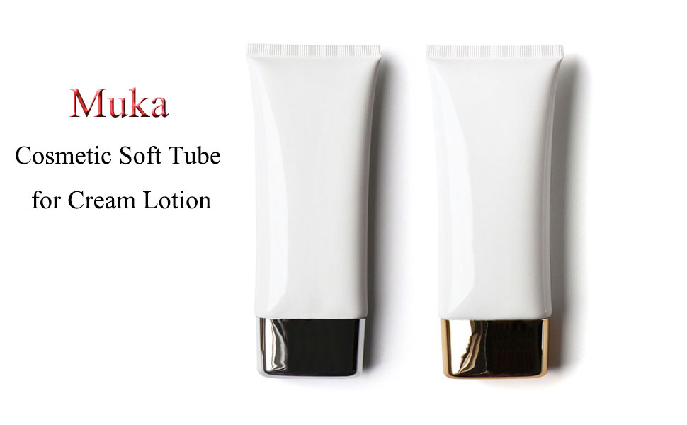 Muka Cosmetic Tubes Travel Bottle for Sun Cream, Facial Soap
