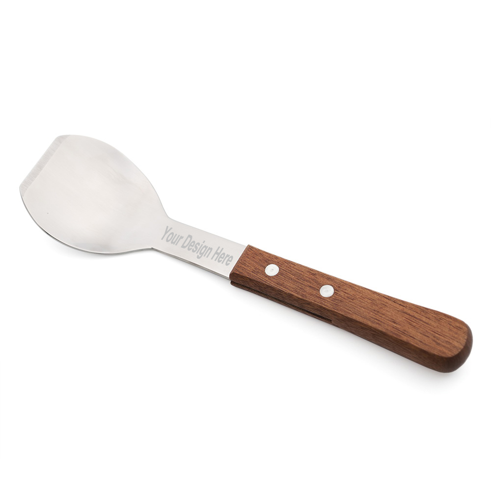 Personalized Ice Cream Scoop, Custom Ice Cream Spoon, Engraved Scooper,  Spade With Wood Handle 
