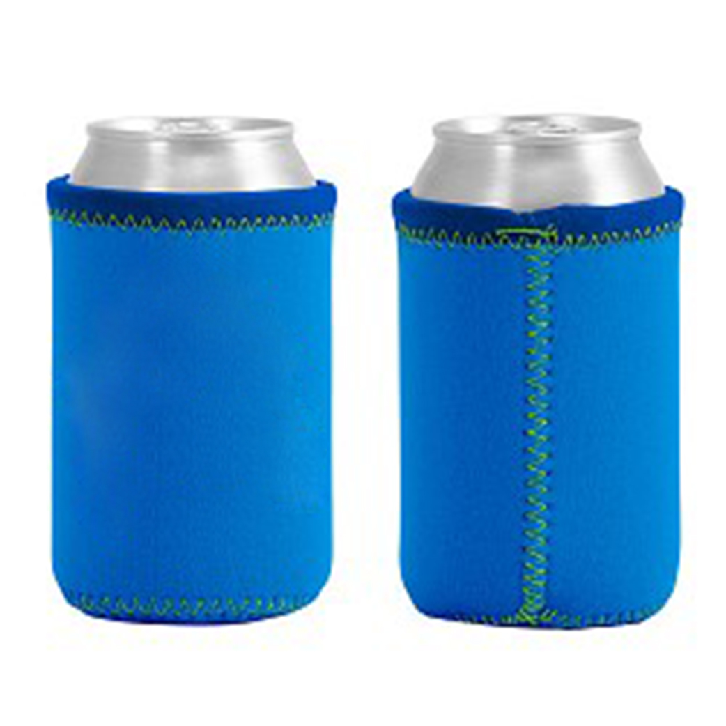 12 Blank Neoprene Beverage Insulators/Can Coolers-Hot Pink 