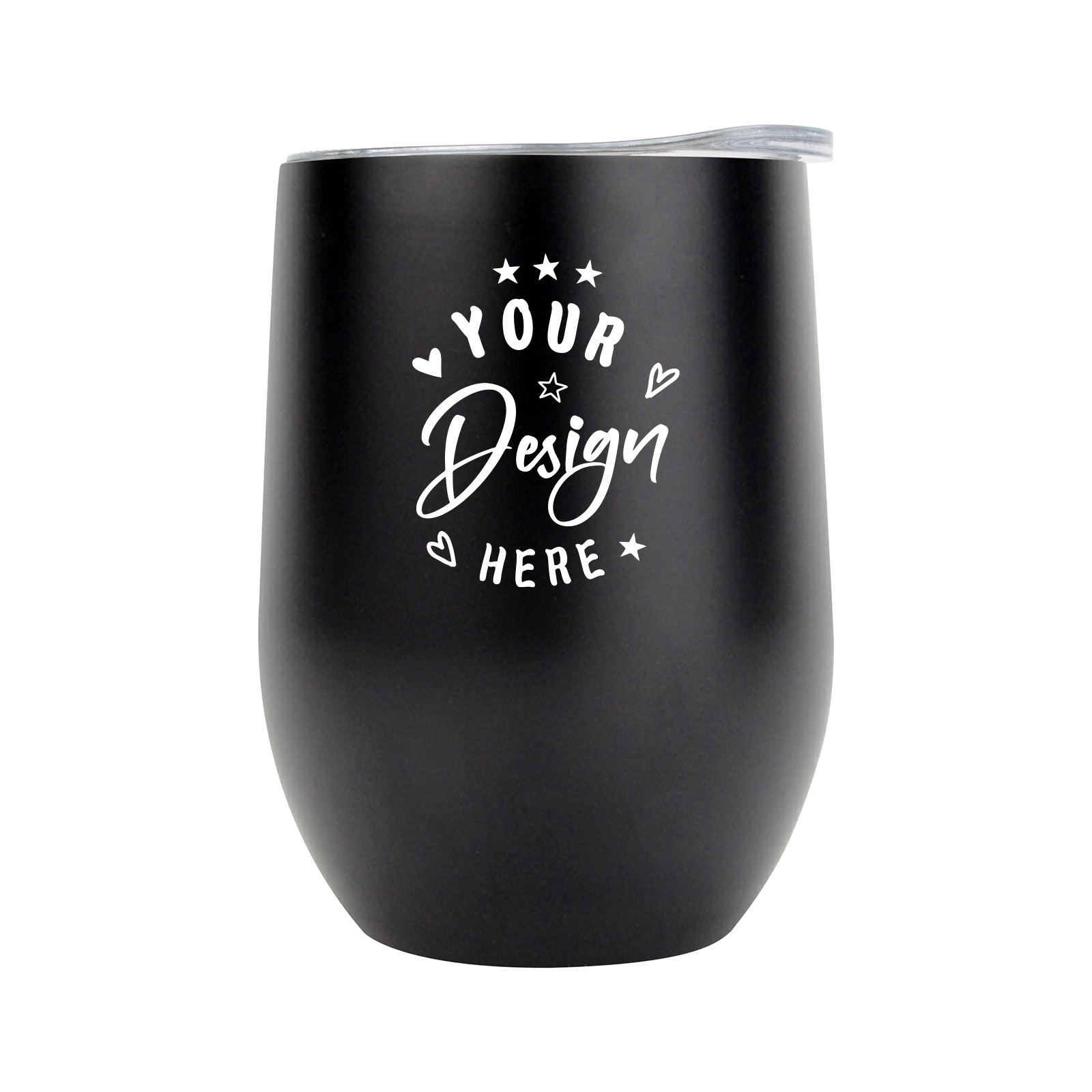 Custom 12oz Vacuum Wine Tumblers - 4Customize