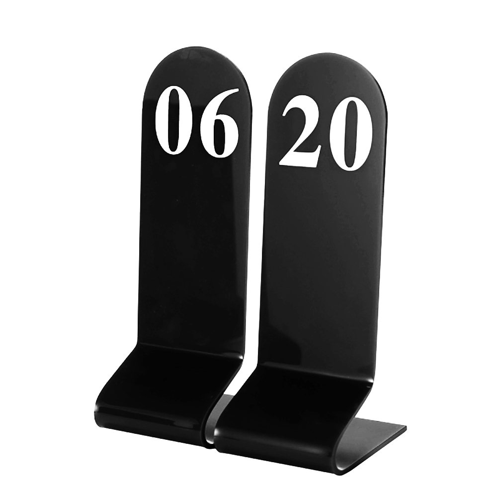 Plastic Table Number Sign Table Numbers Pk of 10 Table Numbers Tent Style 