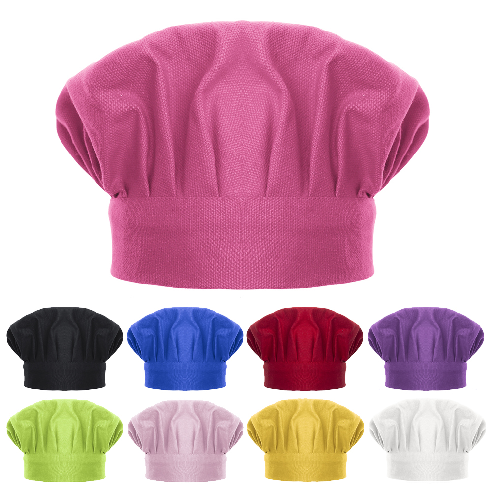 Opromo Adult's Cotton Canvas Adjustable Chef Hat- Various Colors, 24 inches
