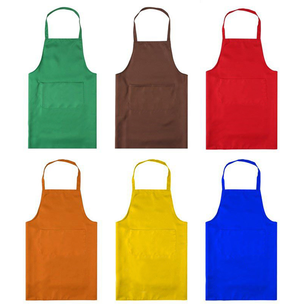 Opromo Women's Kitchens Apron with Two Front Pockets