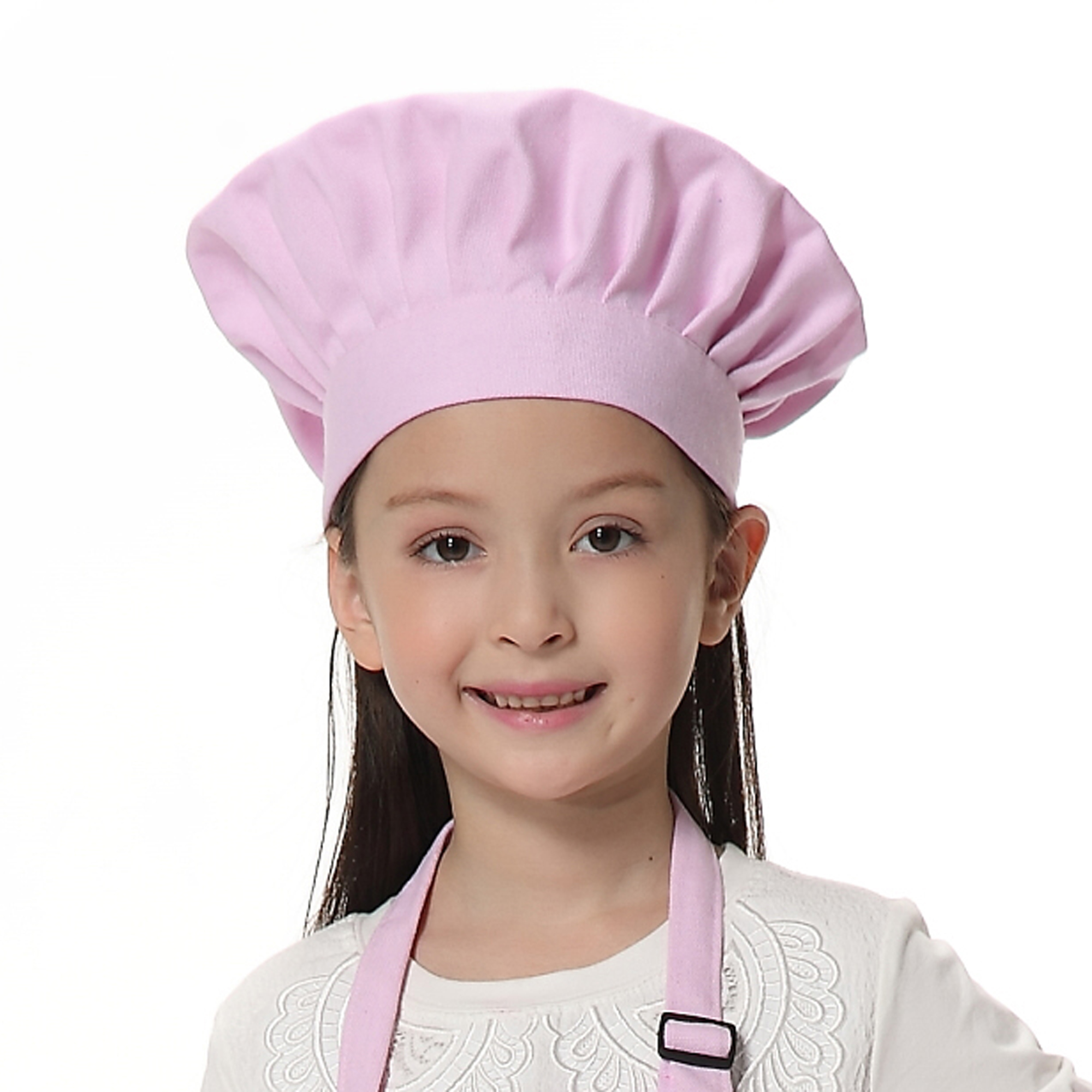 Opromo Child's Chef Hat Kid's Baker Costume Cotton Canvas Mushroom Hat