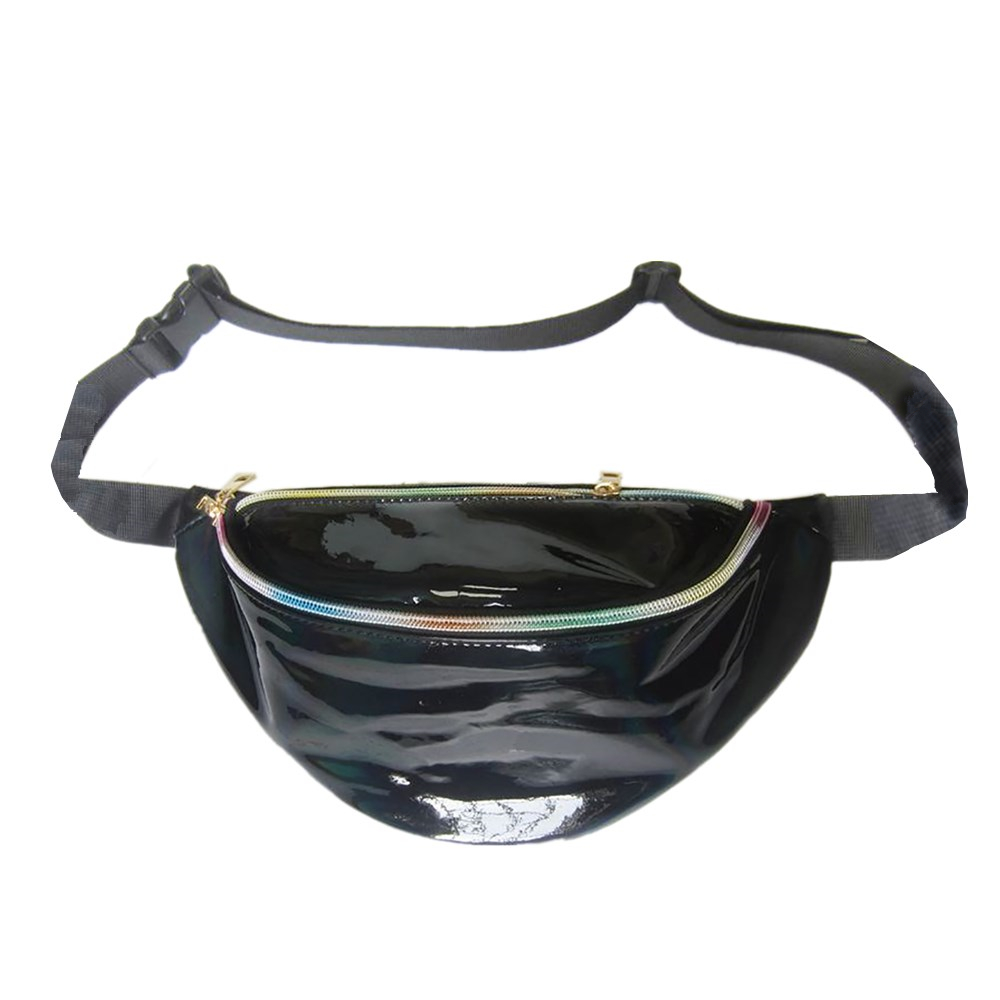 shiny fanny pack