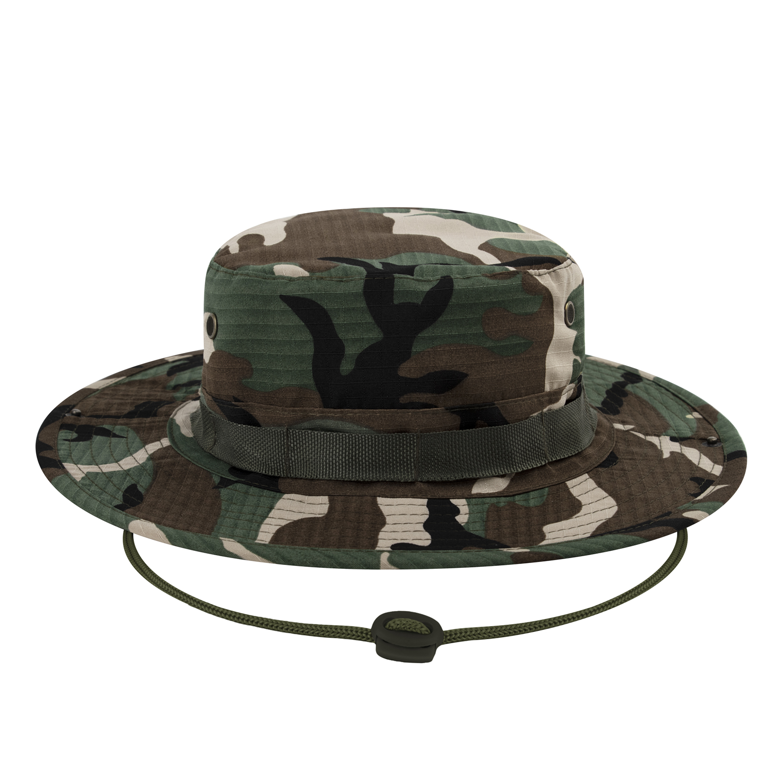 Toptie Camo Boonie Bucket Sun Hat Summer Outdoor Camouflage Fishing Hat - Green Camo, One Size