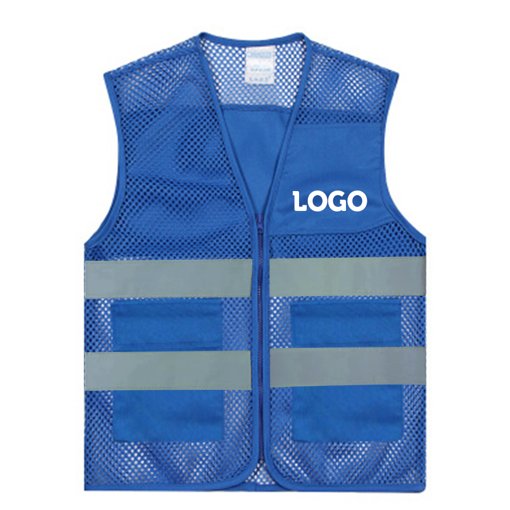 GOGO Custom Unisex 2 Pockets Safety Vest