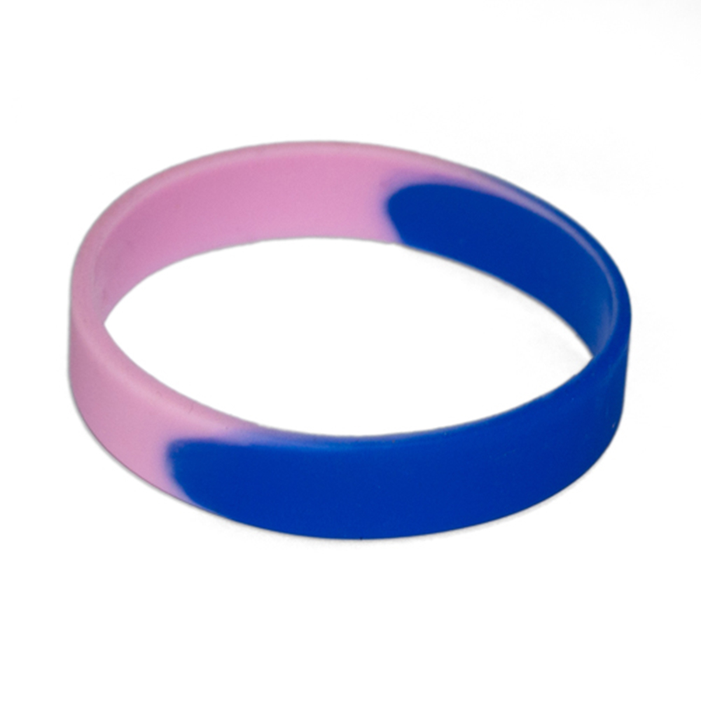 Opentip.com: GOGO Multi-colored Silicone Blank Bracelets, Silicone ...