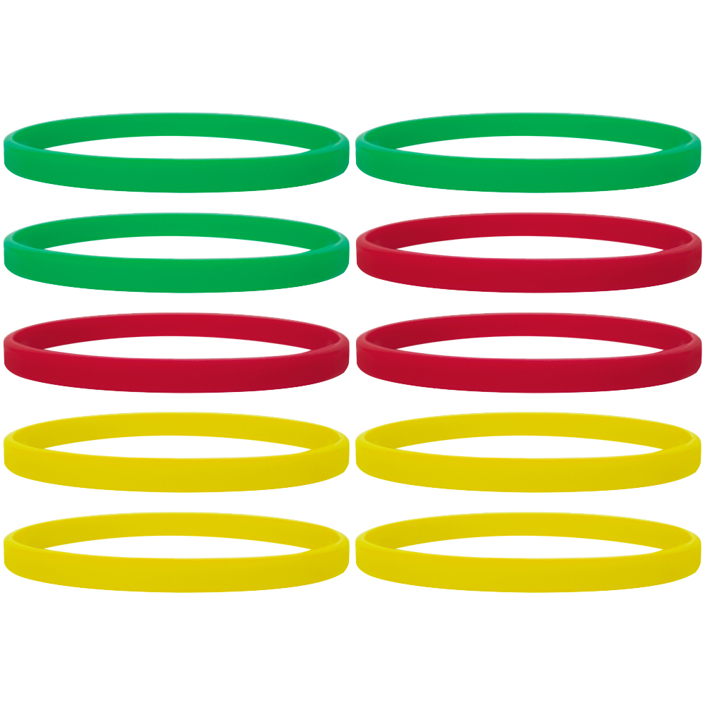 Rubber Bracelets (100 pcs)