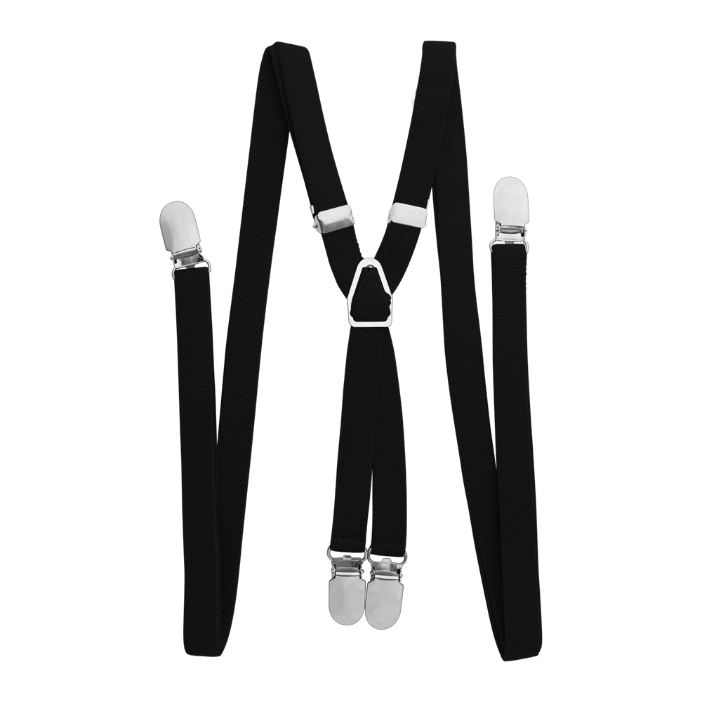 TopTie Mens Skinny Suspenders Clip-End Adjustable Y-Back 1/2 inch Suspender 