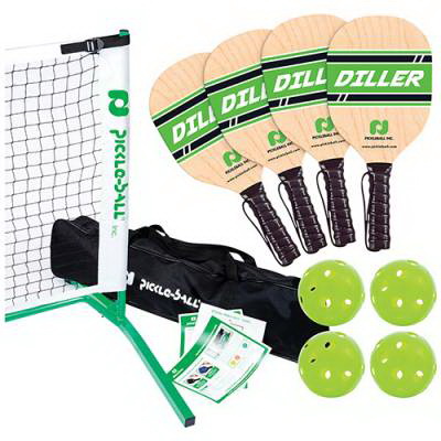 酷牌库|商品详情-Pickle Ball进口代理批发 Pickle Ball 1364661 3.0 比赛网和框架套装，带迪勒木桨