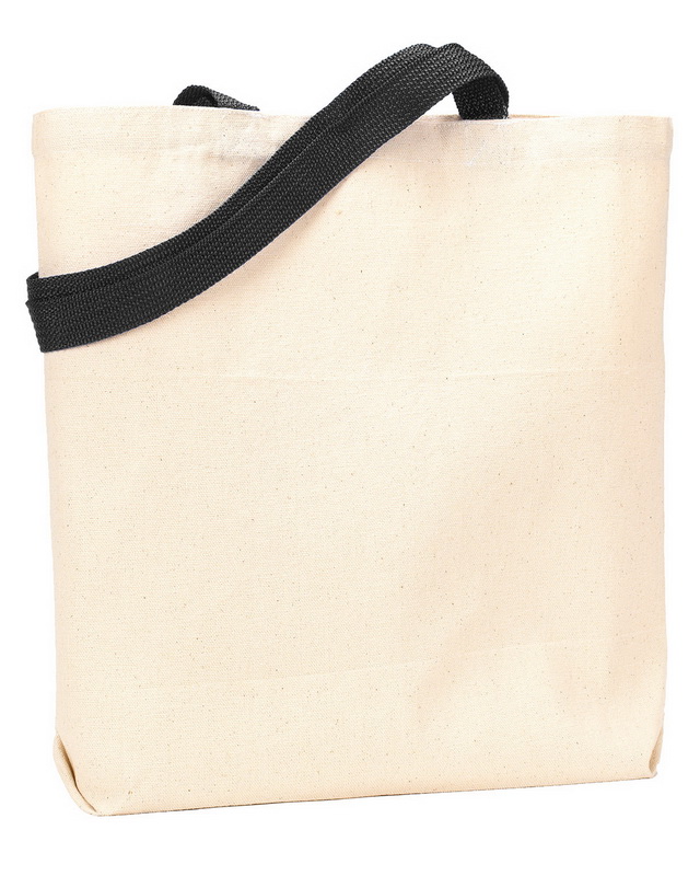 10oz Canvas Tote Bag with Zipper Top by Liberty Bags