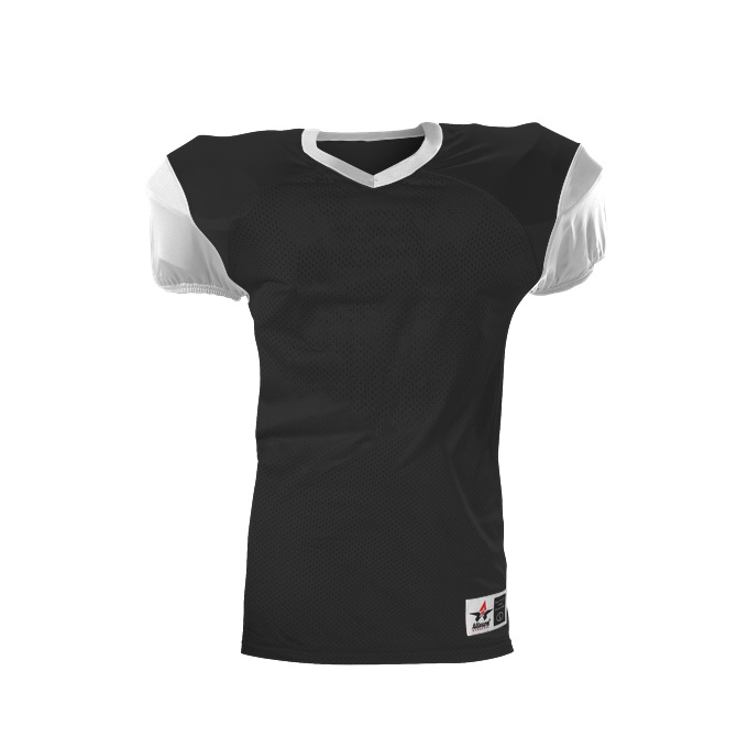 Alleson Athletic 712y Youth Practice Football Jersey - White - L/XL