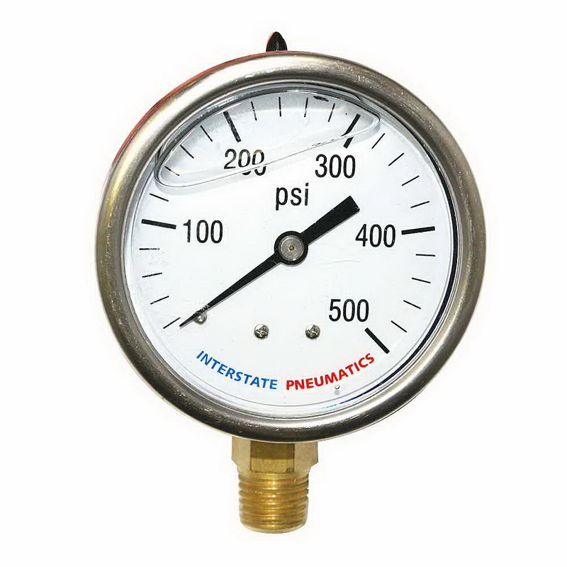 G2001-030 Pressure Gauge 0-30 psi 1.5" Diameter 1/8" NPT Bottom Mount 