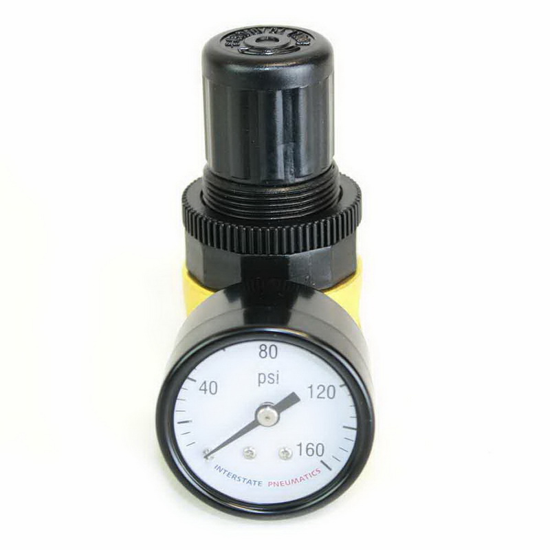 CO2 Cylinder Regulator Solid Aluminum Body without Belt Clip 125 PSI WRCO2-NC 