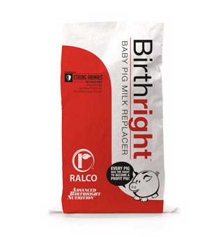 Ralcorp进口代理批发 Ralcorp 9010-25+ Birthright? 婴儿猪代乳品 - 25 磅