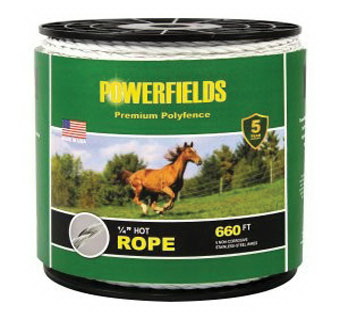 Powerfields进口代理批发 Behlen EWHR-660 热绳 1/4" 660'-白色 Ewhr-660