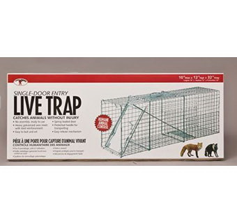 Little Giant LT1 18 Inch Reinforced Live Animal Trap with Single Door Entry