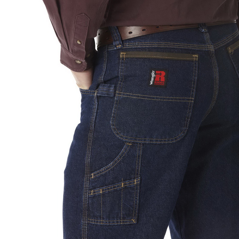 酷牌库|商品详情-Wrangler进口代理批发 Wrangler 103W040AI RIGGS WORKWEAR Contractor Jean - 古董靛蓝