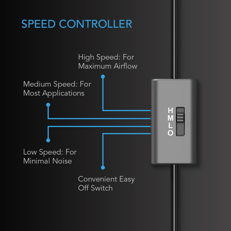 酷牌库|商品详情-AC Infinity进口代理批发 AC Infinity AIRPLATE S9，家庭影院和 AV 机柜静音冷却风扇系统，18 英寸