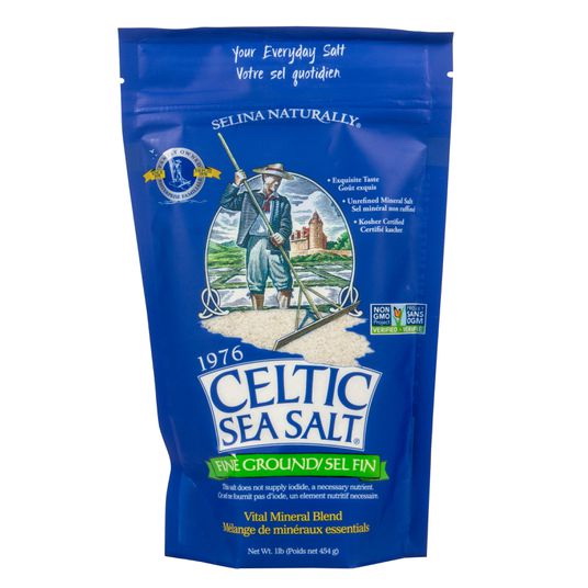 Celtic Sea Salt进口代理批发 凯尔特海盐，细磨，重要矿物质混合物