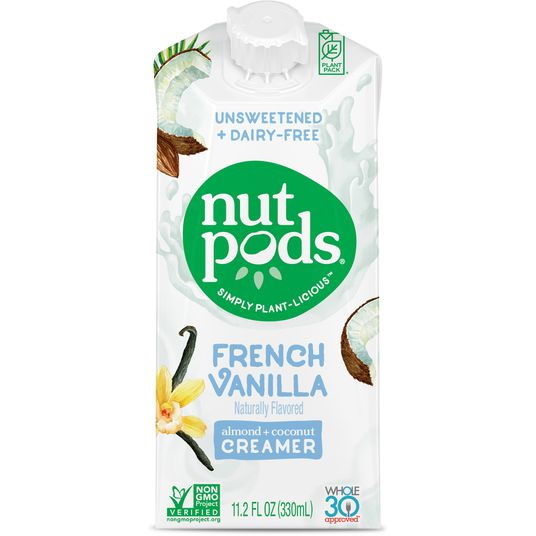 Nutpods进口代理批发 Nutpods 奶精，不含乳制品，法国香草，不加糖，保质期稳定