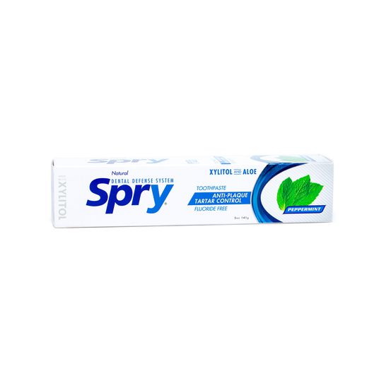 Spry进口代理批发 Spry 木糖醇牙膏，无氟，薄荷