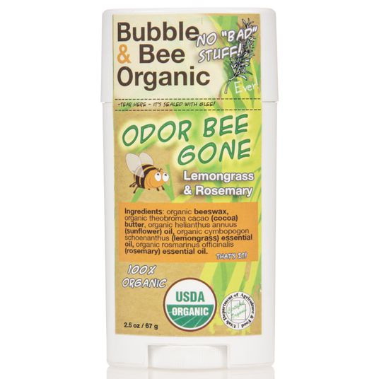 Bubble & Bee Organics进口代理批发 Bubble & Bee Organics Pit Putty，柠檬草迷迭香，有机