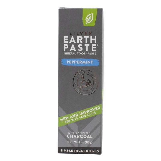 酷牌库|商品详情-Redmond Earthpaste进口代理批发 雷德蒙德 Earthpaste 银薄荷牙膏和活性炭