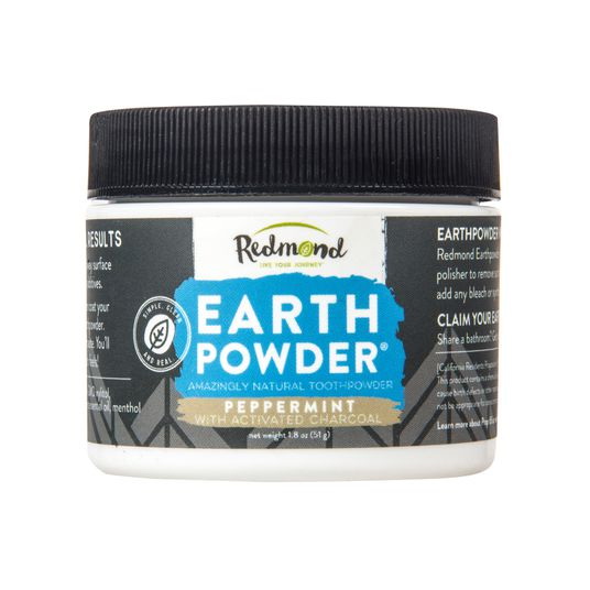 Redmond Earthpowder进口代理批发 雷蒙德 Earthpowder 牙粉、薄荷和活性炭