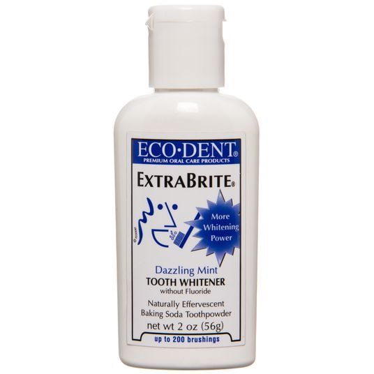 Eco-Dent进口代理批发 Eco-Dent ExtraBrite 牙齿美白剂，耀眼薄荷色