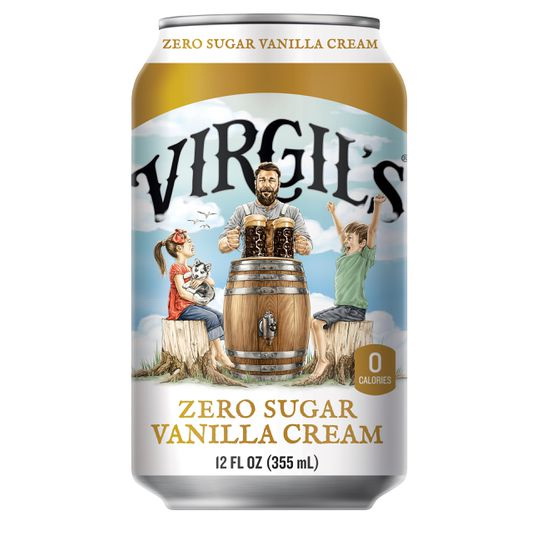 Virgil's进口代理批发 维吉尔香草奶油苏打水，零糖