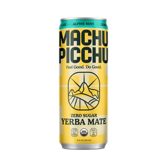 Machu Picchu Energy进口代理批发 马丘比丘能量能量饮料，马黛茶零糖，高山薄荷，有机