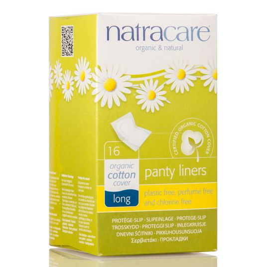 Natracare Ultra EXTRA Long Panty Liners with Wings 8 count