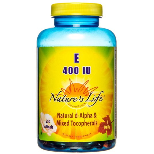 Nature's Life进口代理批发 Nature's Life 维生素 E 400 IU 混合生育酚