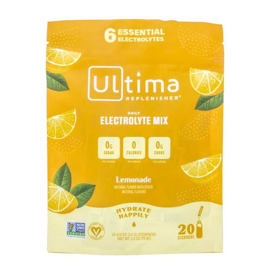 Ultima Replenisher进口代理批发 Ultima 补充电解质水合粉、柠檬水、饮料棒