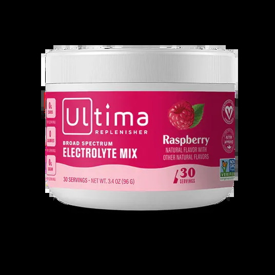 Ultima Replenisher进口代理批发 Ultima 补充电解质水合粉，覆盆子