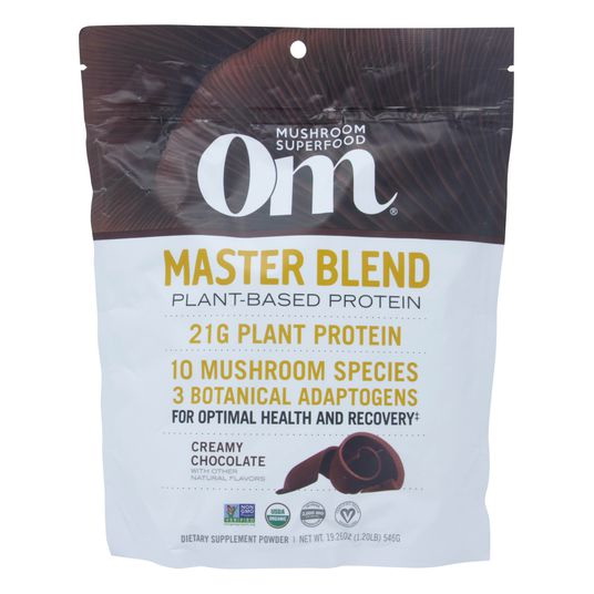 OM Mushroom Superfood进口代理批发 OM 蘑菇超级食品蘑菇主混合蛋白、巧克力、有机