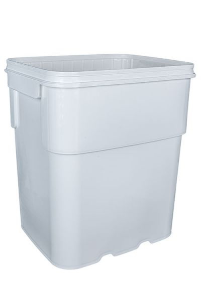 EZ-E037 3 Gallon EZ Stor® Plastic Container with Handle - Basco USA