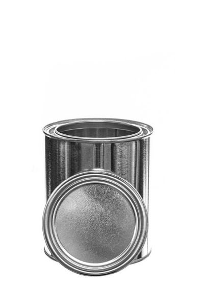 1/2 Pint Metal Paint Can with Lid, Unlined